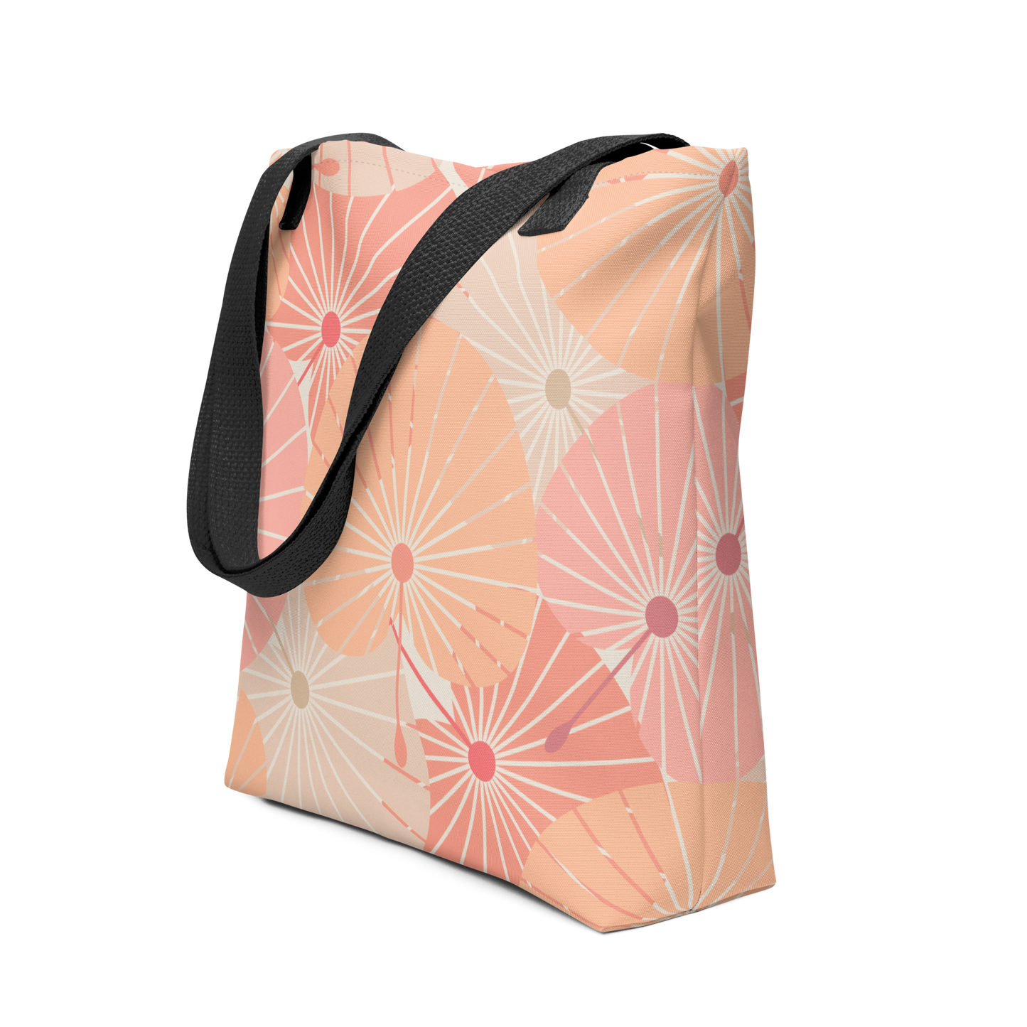 Tote Bag 15" x 15" | Overlapping Chinese Fans