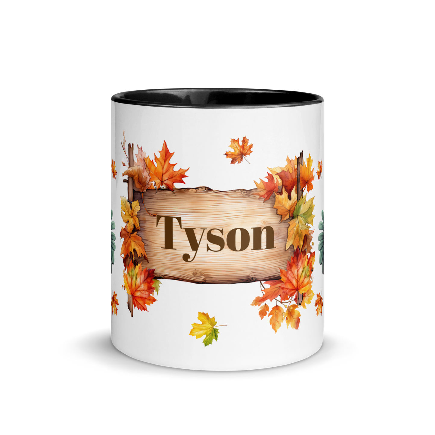 Add Your Name Coffee Mug 11oz | Personalized Autumn Fall Animal Turkey