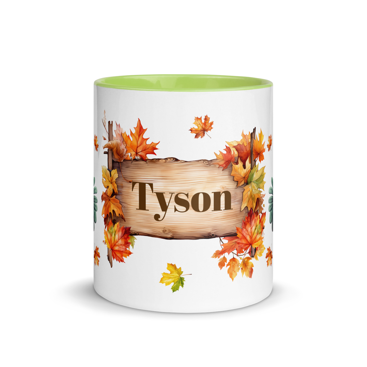 Add Your Name Coffee Mug 11oz | Personalized Autumn Fall Animal Turkey