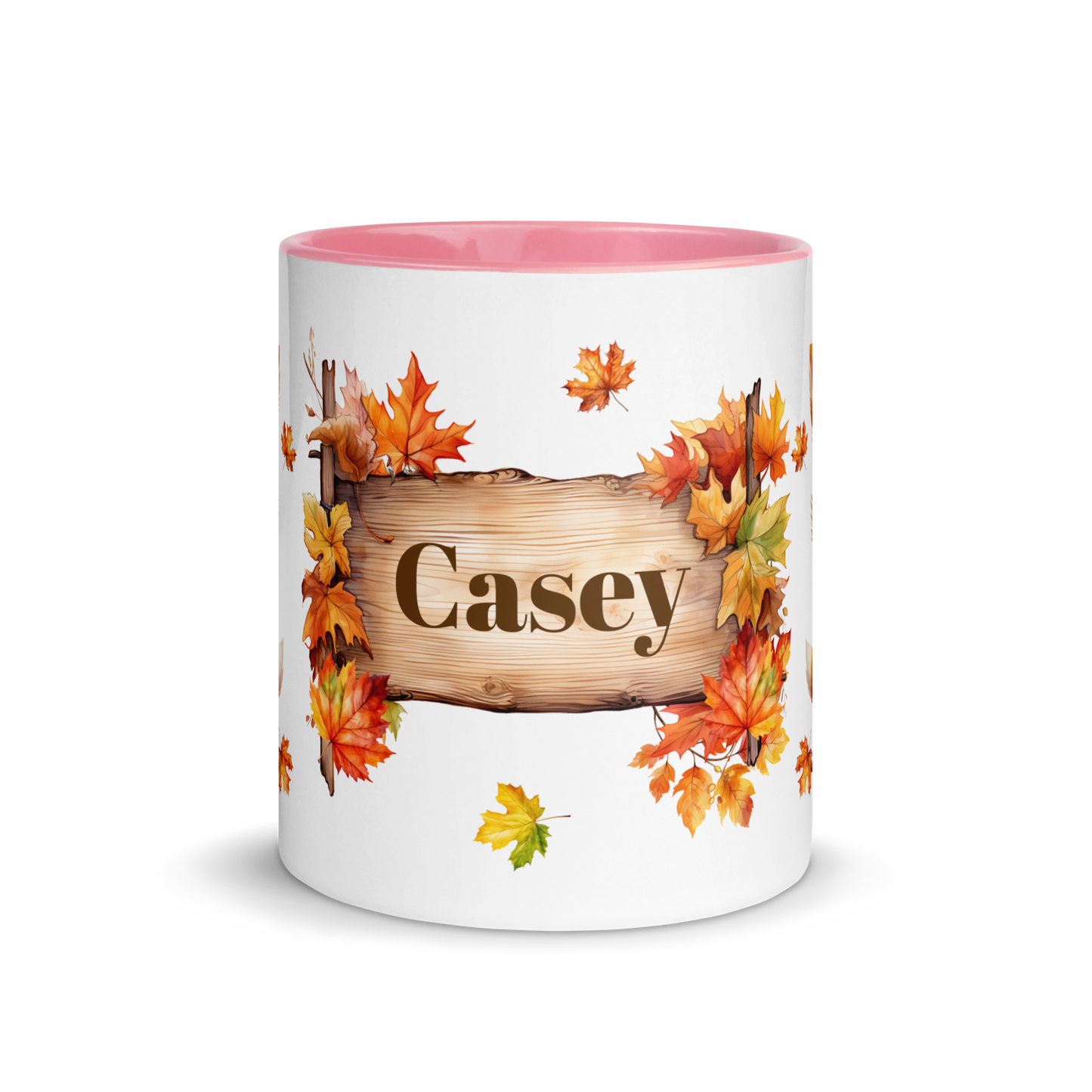 Add Your Name Coffee Mug 11oz | Personalized Autumn Fall Animal Cat